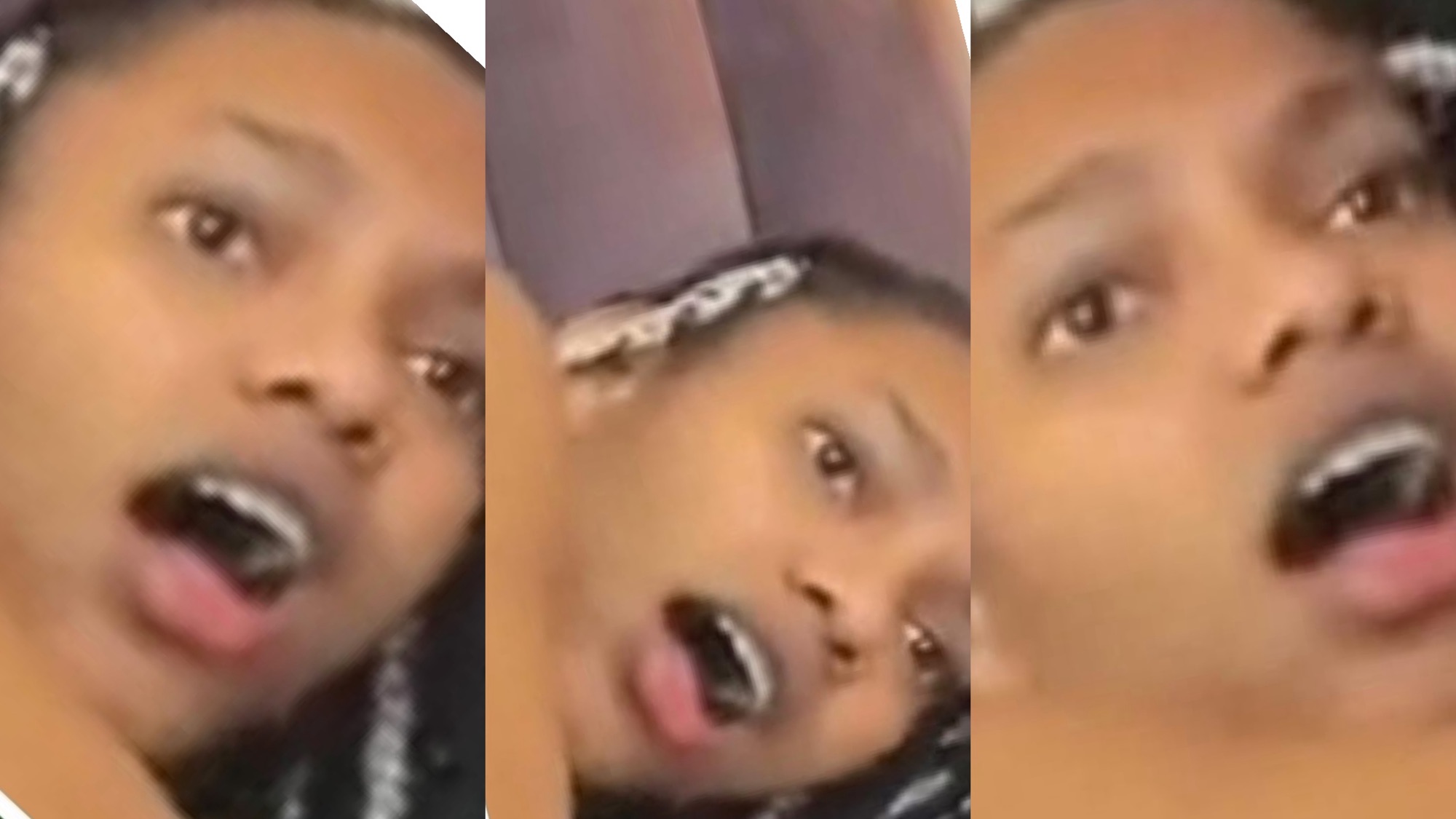 This is the South African artist with dancer backstage