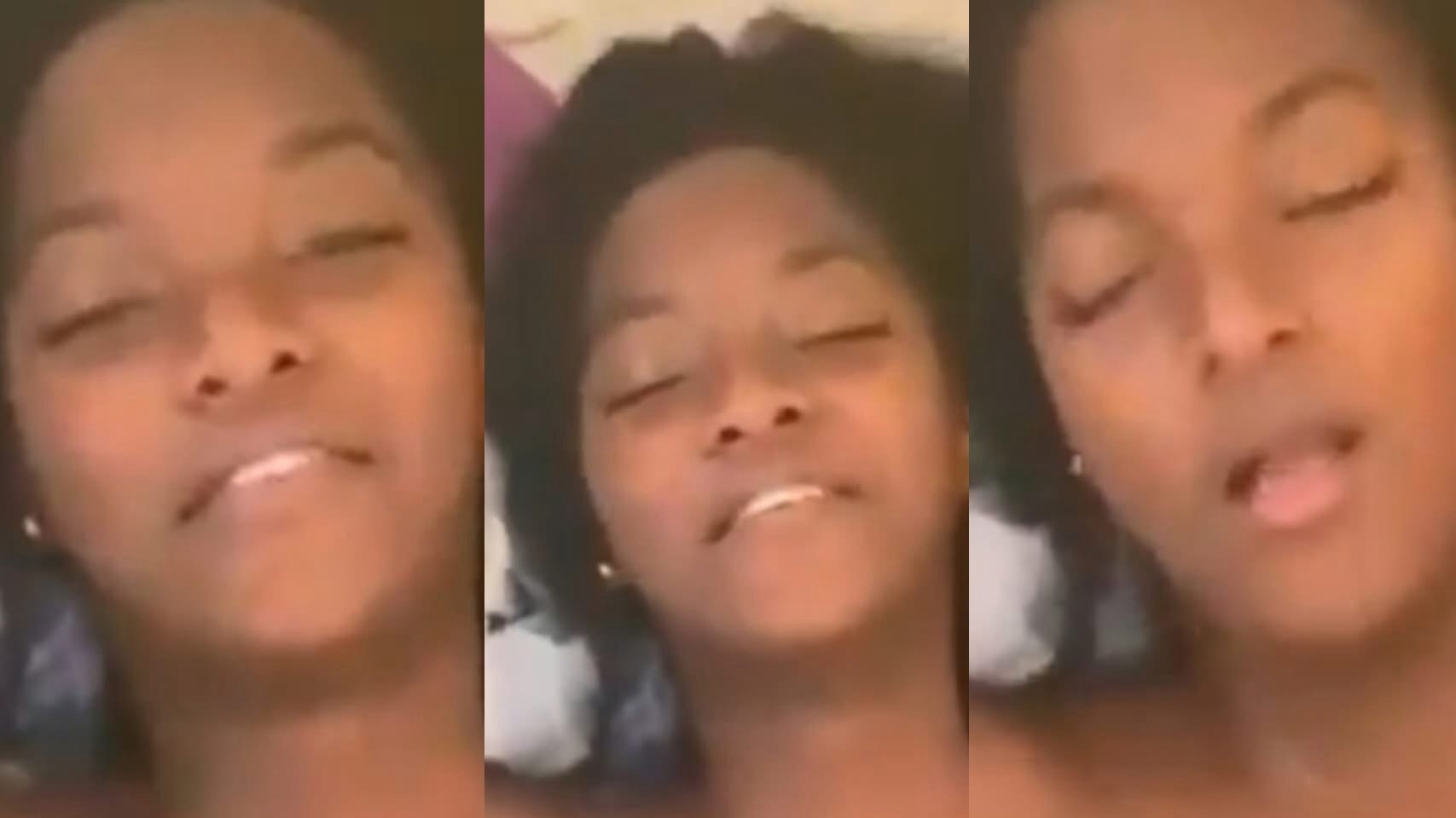 Video of a female university graduate with lecturer