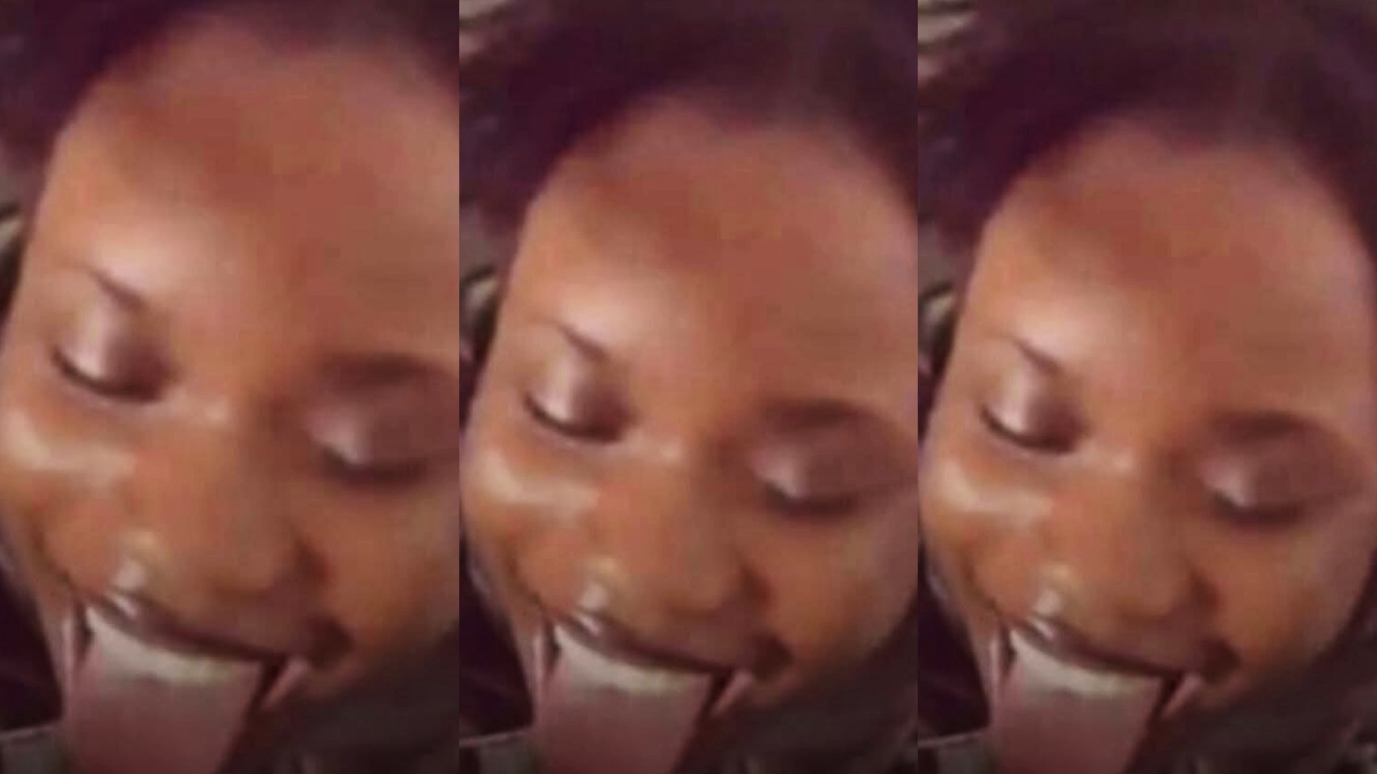 Retired mama still knows how to use her tongue very well, her video is amazing