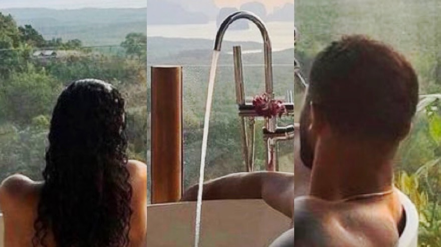 Everything happened quickly in the bathtub