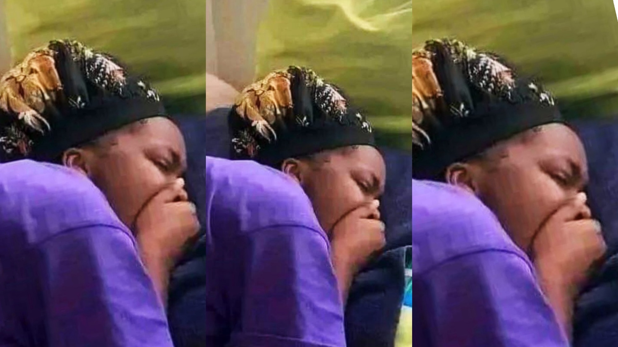 This video is a masterpiece, Their neighbor was hearing the sound so she covered her mouth