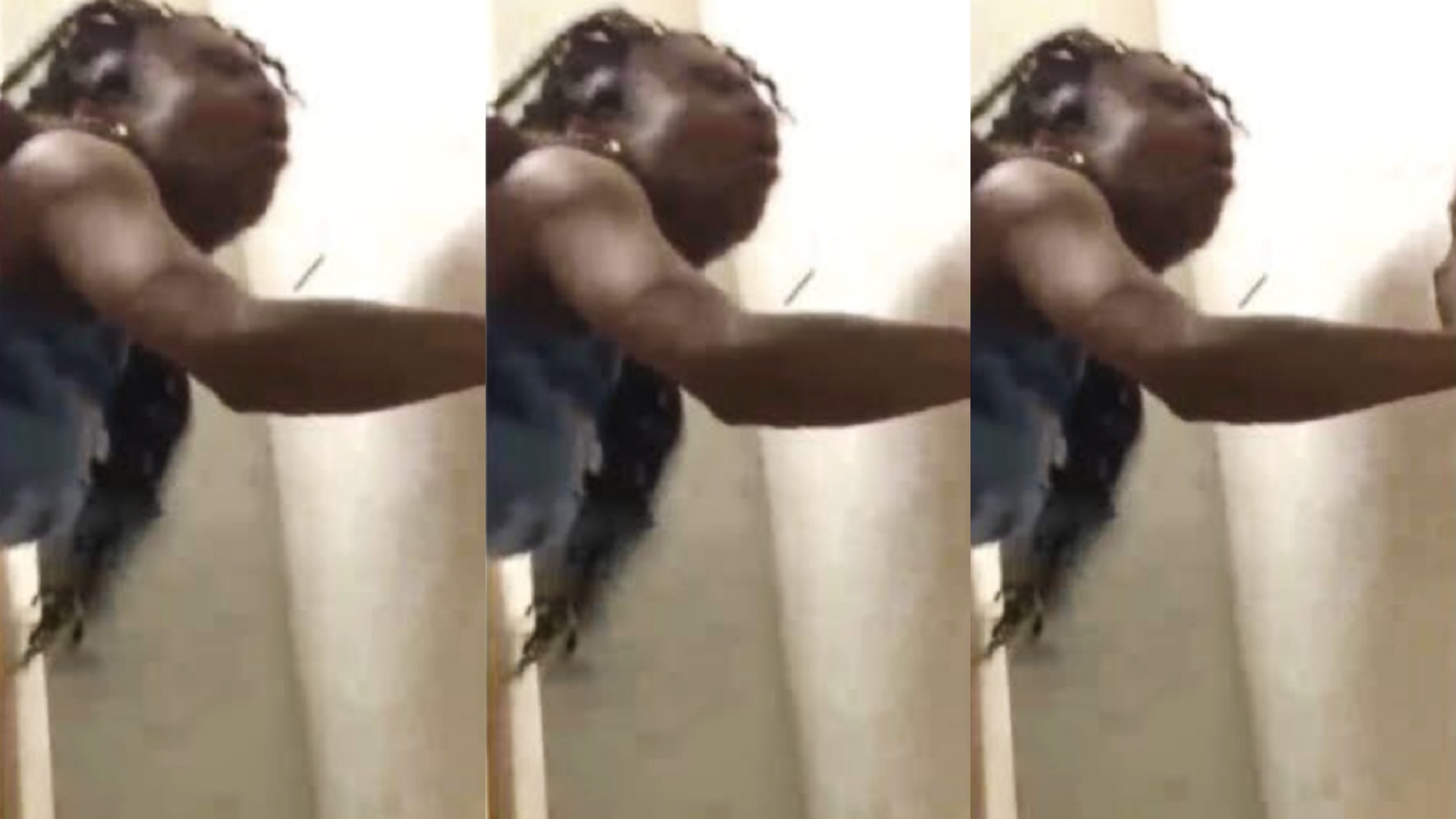 The 5-minutes video of University boy with old mama