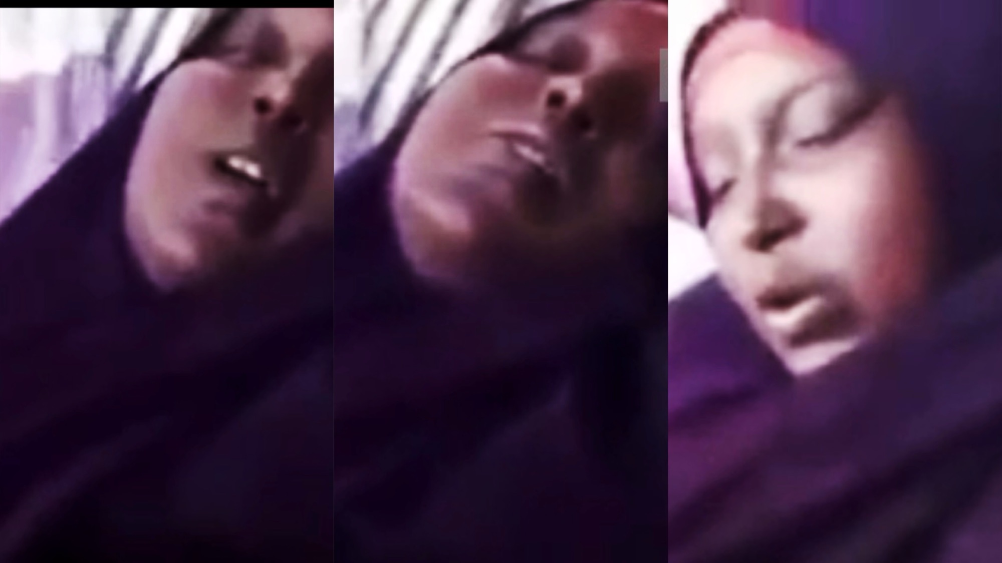 Video of Hajia removing her Hijab before the match