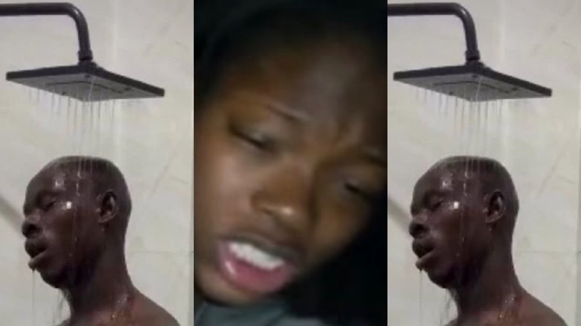 It all happened in the washroom