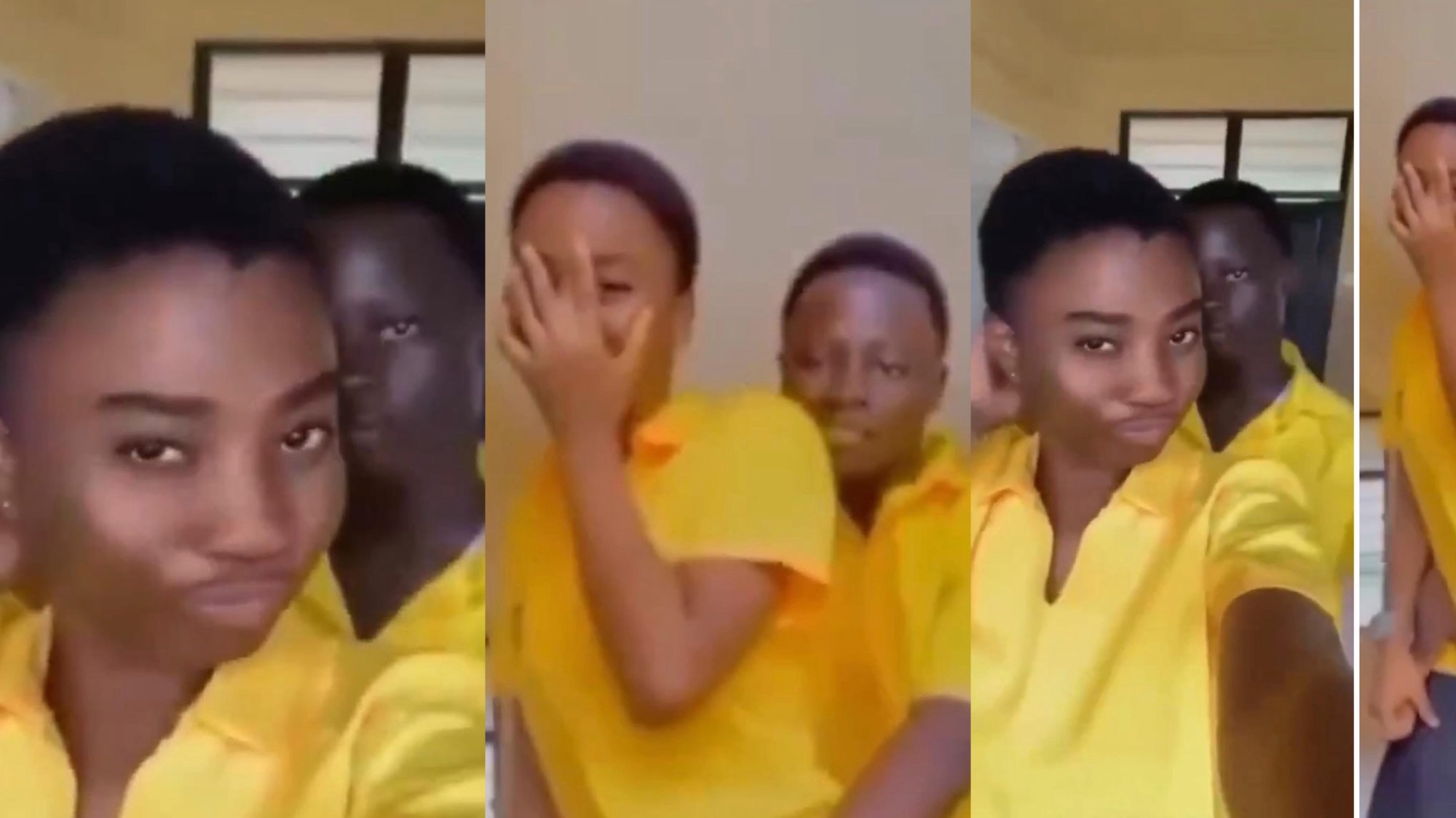 The two Secondary school lovers video